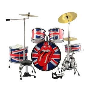 Set Batería a Escala Rolling Stones 5 30cm MRA Craft - Image 1