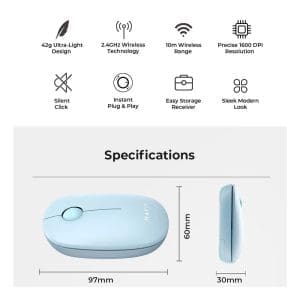 Mouse Inalámbrico Compacto y Ultraligero MS57GT HAVIT - Image 4