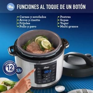 Multi-olla Rapida Oster 12 Fuciones 5.7L CKSTPCEC6801-013 - Image 5