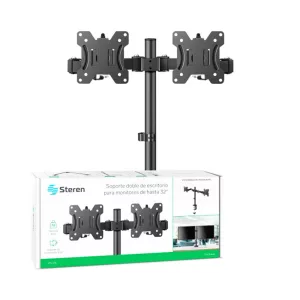 Soporte doble escritorio para monitor de 32P STV-215 Steren - Image 3