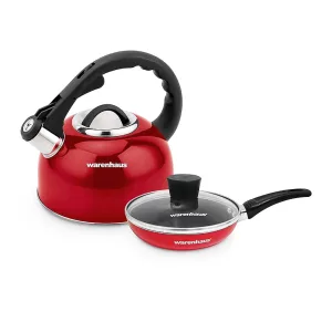 Combo Tetera de 2.5 Litros Aroma + Sartén freidor de huevos Warenhaus - Image 1