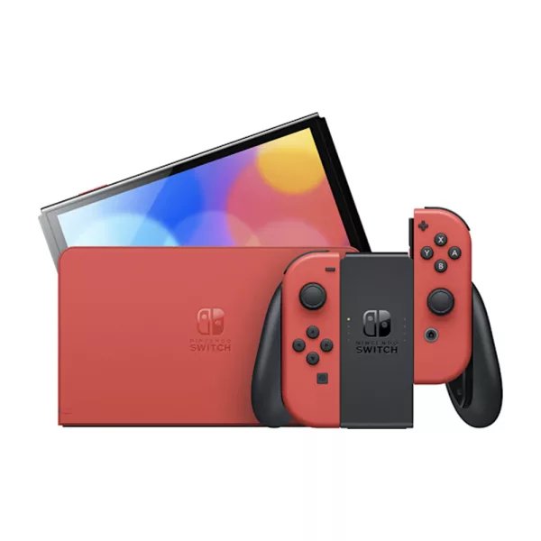 NINTENDO-SWITCH-OLED-DE-7P-VERSION-MARIO-RED-EDITION---1