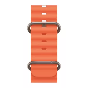 Apple Watch Ultra 2 49mm Titanium Orange Ocean Band - Image 3