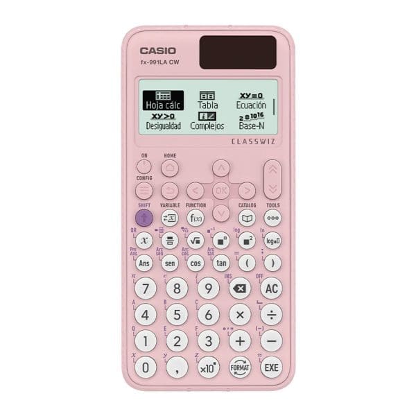 CALCULADORA-550-FUNCIONES-ROSA-FX-991LA-WC-PK-CLASSWIZ-CASIO---1