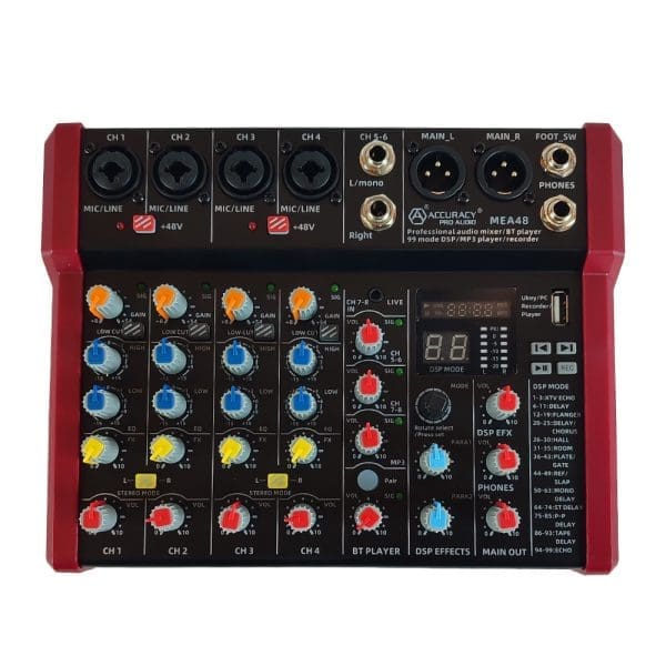 PROFESSIONAL-AUDIO-MIXER-CONSOLA-4-MONO+2-ESTEREO-BLUETOOTH-GRABADOR-MP3-INTERFACE-USB-PROCESADOR-DE-EFECTOS-DSP-24BIT-MEA48-ACCURACY---1
