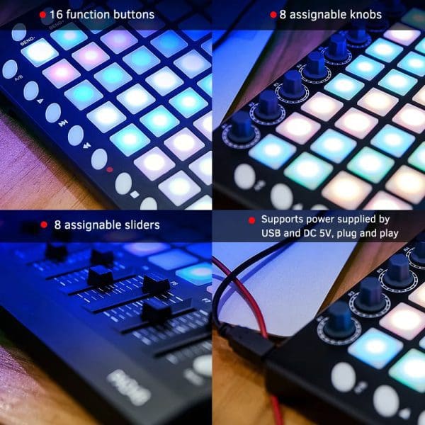 worlde orca pad48 MIDI コントローラ キーボード パッド worlde orca pad48 MIDI コントローラ キーボード パッド Amazon.com