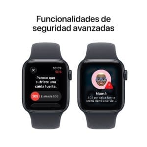 Apple Watch SE3 44mm GPS Aluminum Midnight Case Band M/L - Image 4
