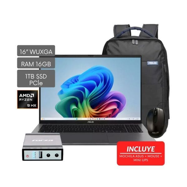 LAPTOP-VIVOBOOK-S16-AMD-R9-270-16GB-RAM-1TB-SSD-MOCHILA-MOUSE-GRIS-M3607HA-RP062-ASUS---1