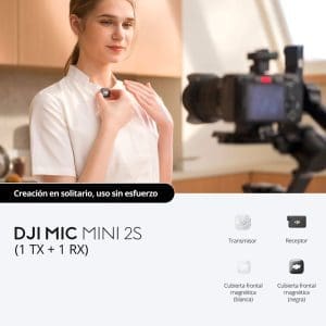 Micrófono Inalámbrico Compacto Mic Mini 2S DJI - Image 4