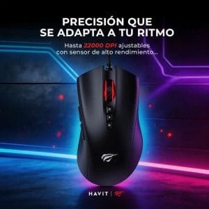 Mouse Gaming Programable Negro GameNote MS1040 HAVIT - Image 6